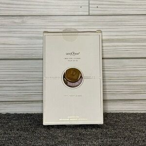 Bronze Wax Seal Stickers Initial D 50 Pieces